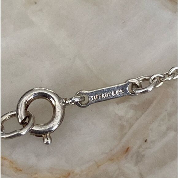 Tiffany & Co. Elsa Peretti 925 Sterling Silver Eternal Circle, 30” Tiffany Chain - Picture 5 of 8